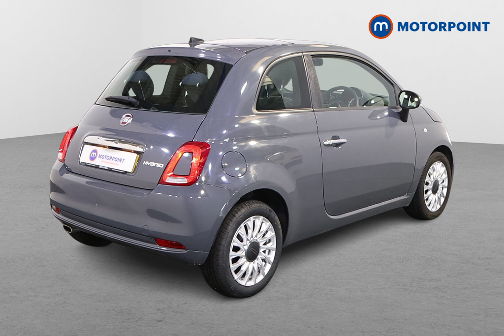Fiat 500 Lounge Manual Petrol-Electric Hybrid Hatchback - Stock Number (1559618) - Drivers side rear corner
