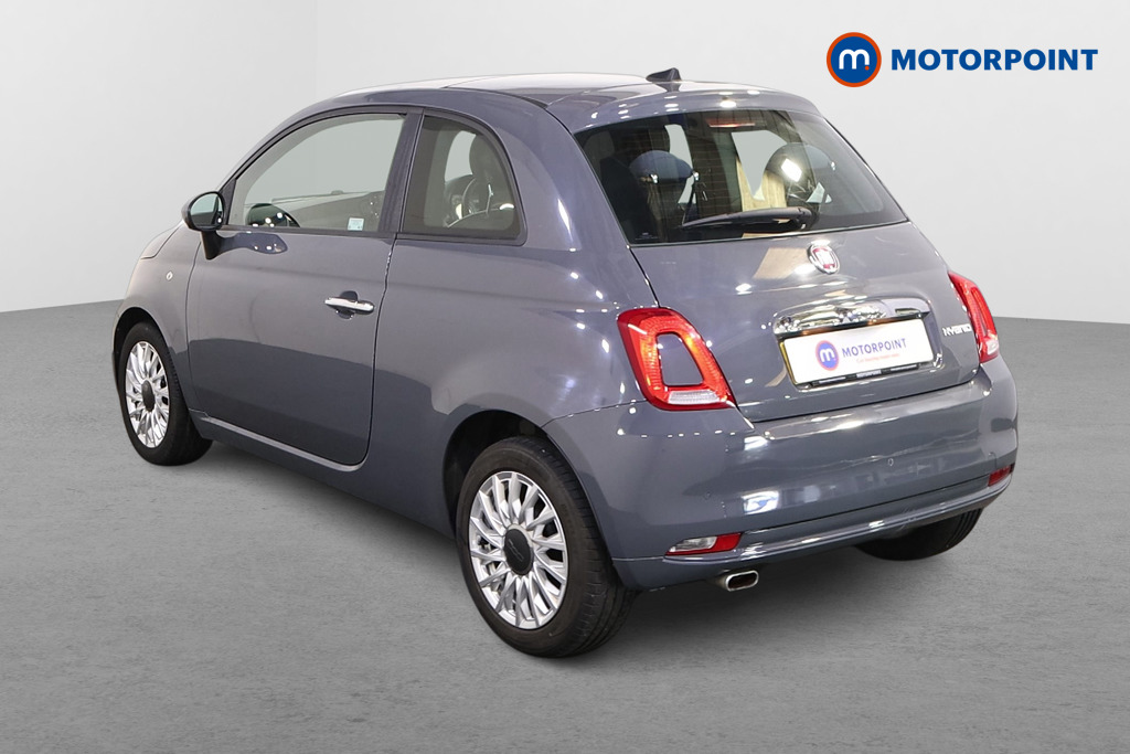 Fiat 500 Lounge Manual Petrol-Electric Hybrid Hatchback - Stock Number (1559618) - Passenger side rear corner