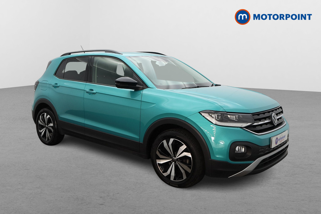 Volkswagen T-Cross Black Edition Manual Petrol SUV - Stock Number (1561329) - Drivers side front corner