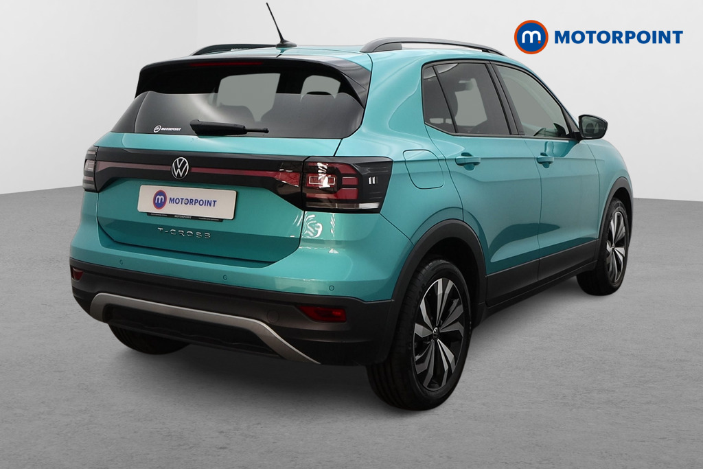 Volkswagen T-Cross Black Edition Manual Petrol SUV - Stock Number (1561329) - Drivers side rear corner