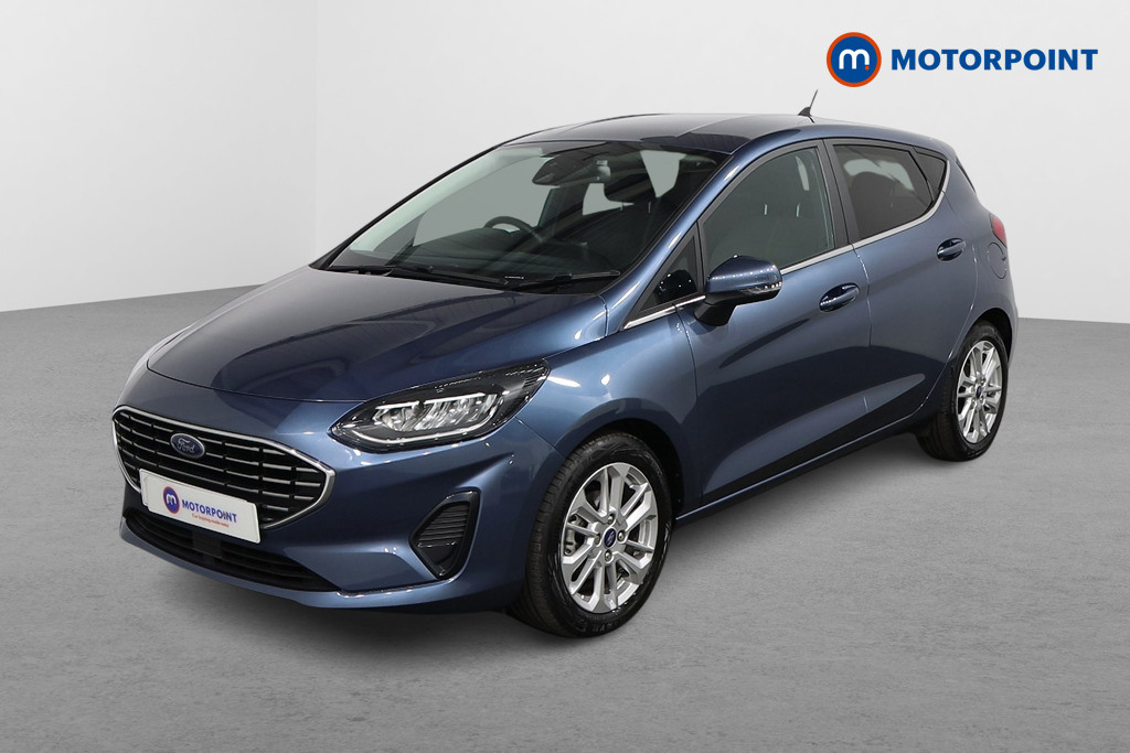 Ford Fiesta Titanium Manual Petrol-Electric Hybrid Hatchback - Stock Number (1563493) - Passenger side front corner