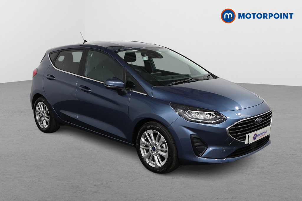 Ford Fiesta Titanium Manual Petrol-Electric Hybrid Hatchback - Stock Number (1563493) - Drivers side front corner