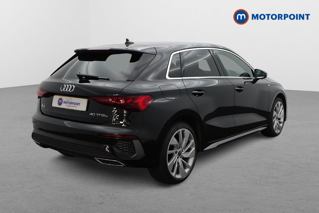 Audi A3 S Line Automatic Petrol Plug-In Hybrid Hatchback - Stock Number (1555625) - Drivers side rear corner