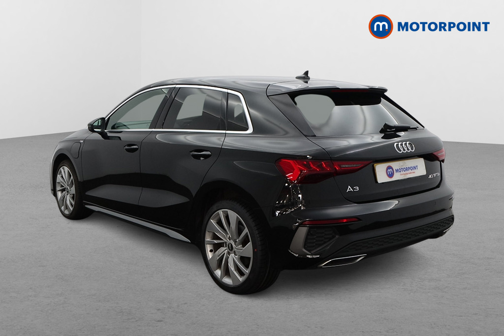Audi A3 S Line Automatic Petrol Plug-In Hybrid Hatchback - Stock Number (1555625) - Passenger side rear corner