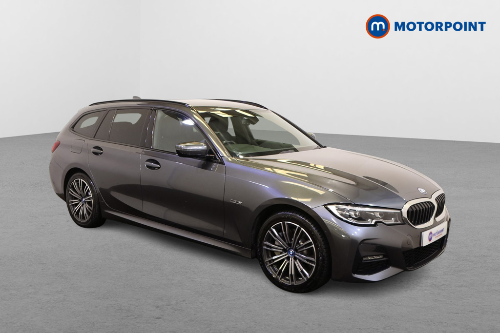 BMW 3 Series M Sport Automatic Petrol Plug-In Hybrid Estate - Stock Number (1557834) - Drivers side front corner