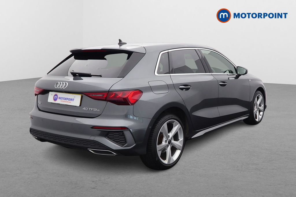 Audi A3 S Line Automatic Petrol Plug-In Hybrid Hatchback - Stock Number (1560987) - Drivers side rear corner