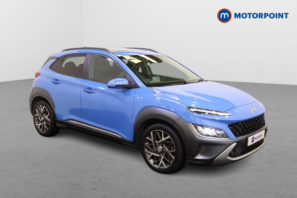 Hyundai Kona Ultimate Automatic Petrol-Electric Hybrid SUV - Stock Number (1563414) - Drivers side front corner