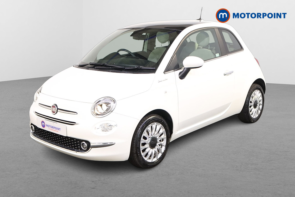 Fiat 500 Dolcevita Manual Petrol-Electric Hybrid Hatchback - Stock Number (1556882) - Passenger side front corner