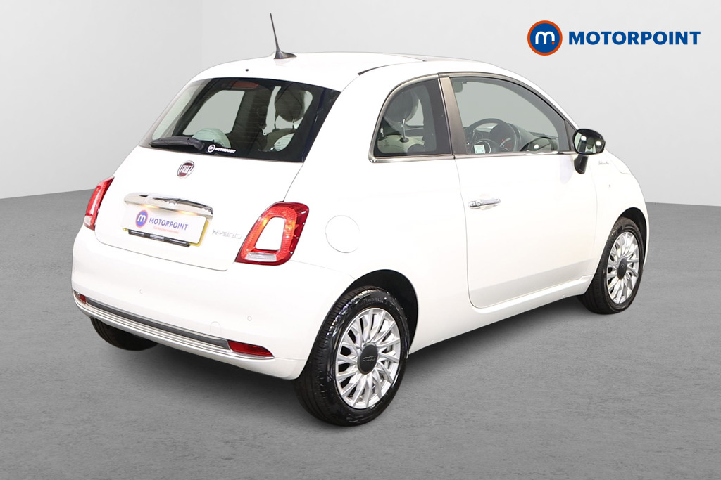 Fiat 500 Dolcevita Manual Petrol-Electric Hybrid Hatchback - Stock Number (1556882) - Drivers side rear corner