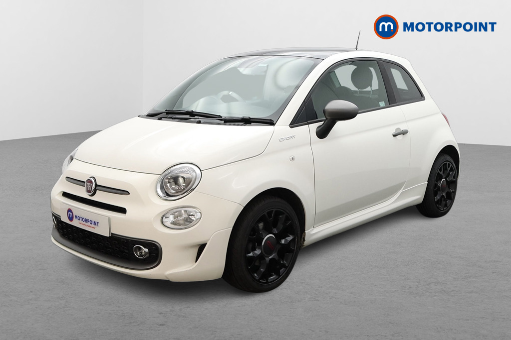 Fiat 500 Sport Manual Petrol-Electric Hybrid Hatchback - Stock Number (1557372) - Passenger side front corner
