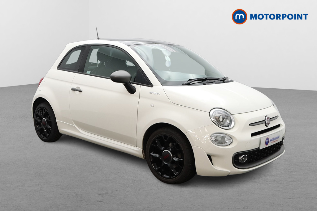 Fiat 500 Sport Manual Petrol-Electric Hybrid Hatchback - Stock Number (1557372) - Drivers side front corner