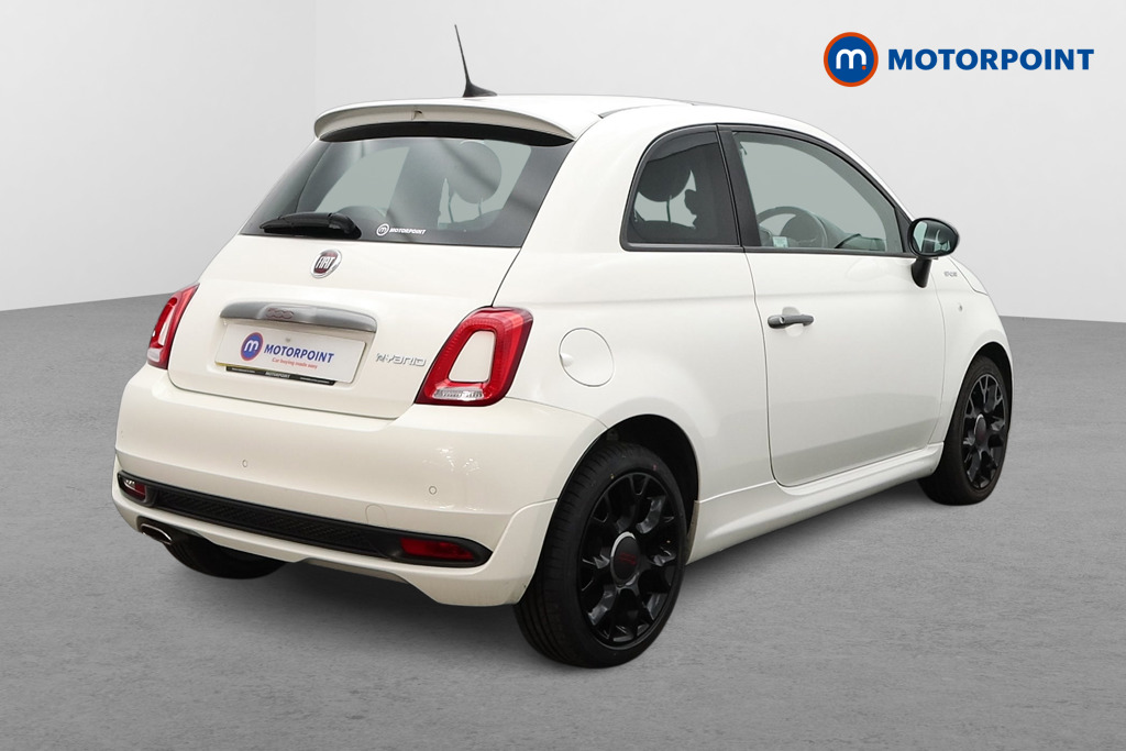 Fiat 500 Sport Manual Petrol-Electric Hybrid Hatchback - Stock Number (1557372) - Drivers side rear corner