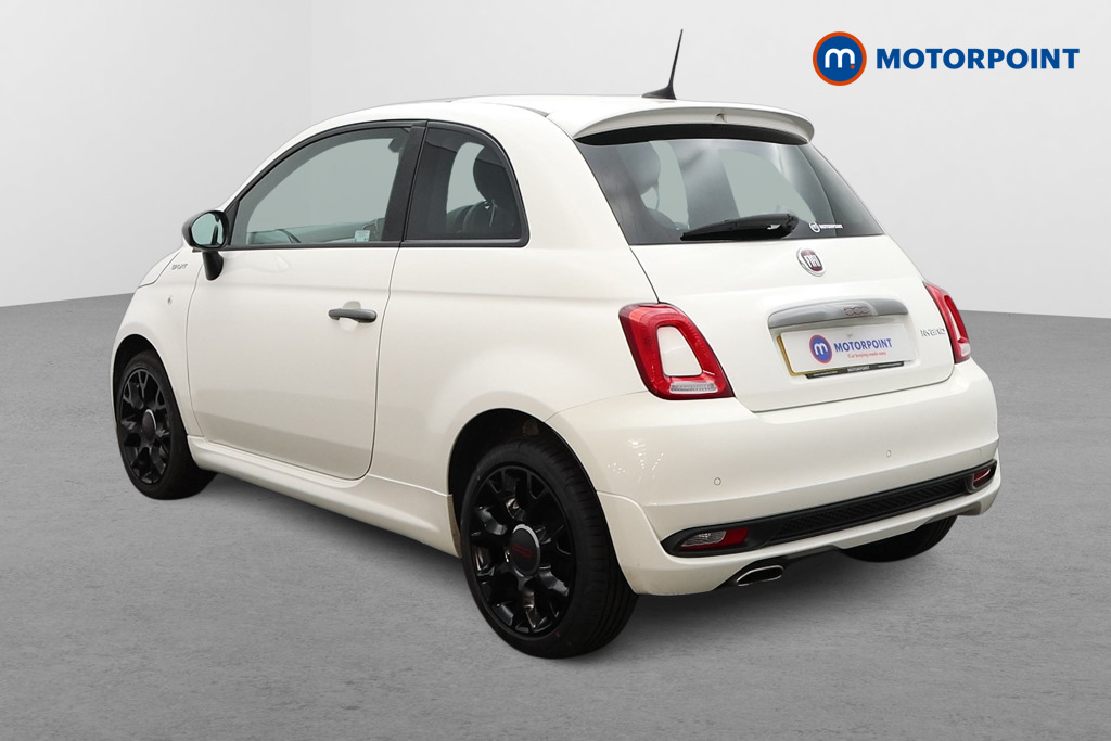 Fiat 500 Sport Manual Petrol-Electric Hybrid Hatchback - Stock Number (1557372) - Passenger side rear corner