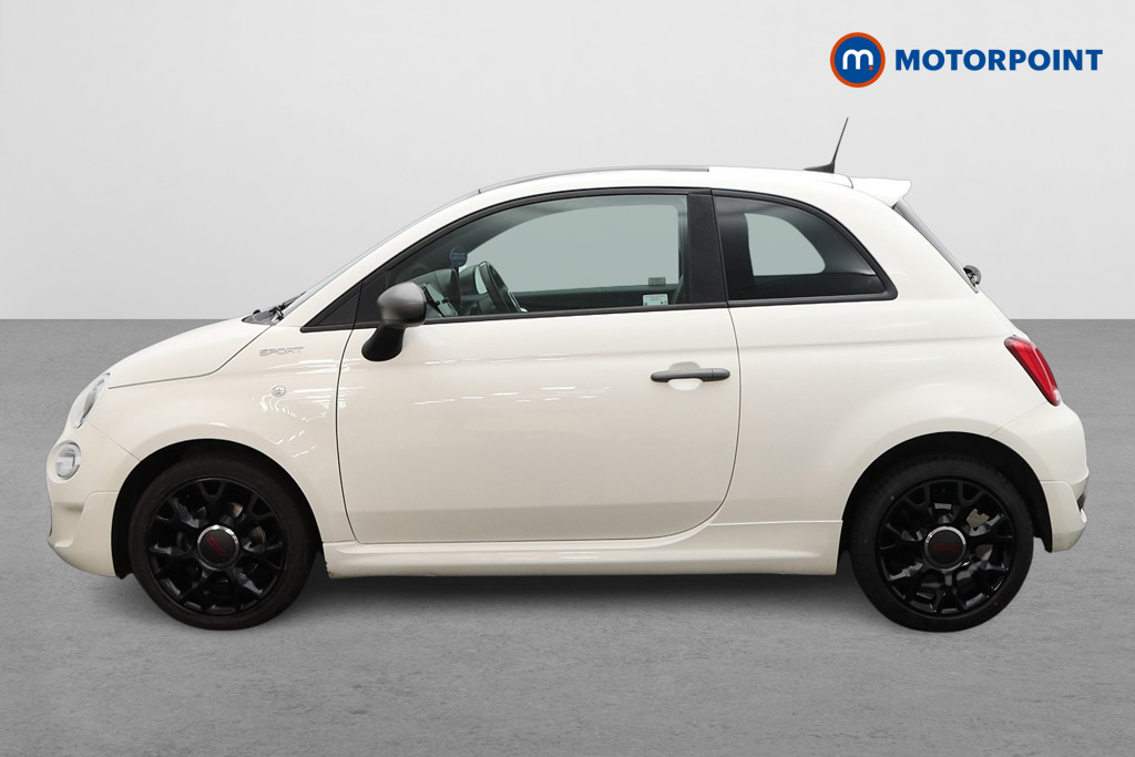 Fiat 500 Sport Manual Petrol-Electric Hybrid Hatchback - Stock Number (1557372) - Passenger side
