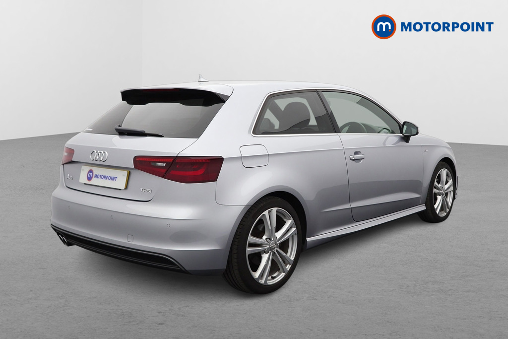 Audi A3 S Line Manual Petrol Hatchback - Stock Number (1563635) - Drivers side rear corner