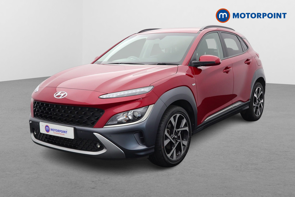 Hyundai Kona Premium Manual Petrol-Electric Hybrid SUV - Stock Number (1556922) - Passenger side front corner