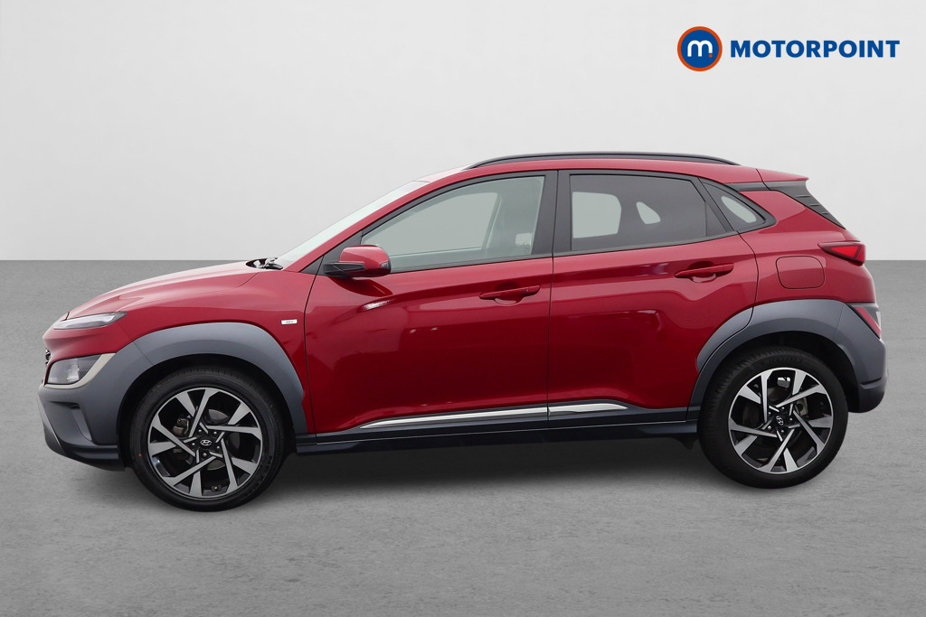 Hyundai Kona Premium Manual Petrol-Electric Hybrid SUV - Stock Number (1556922) - Passenger side