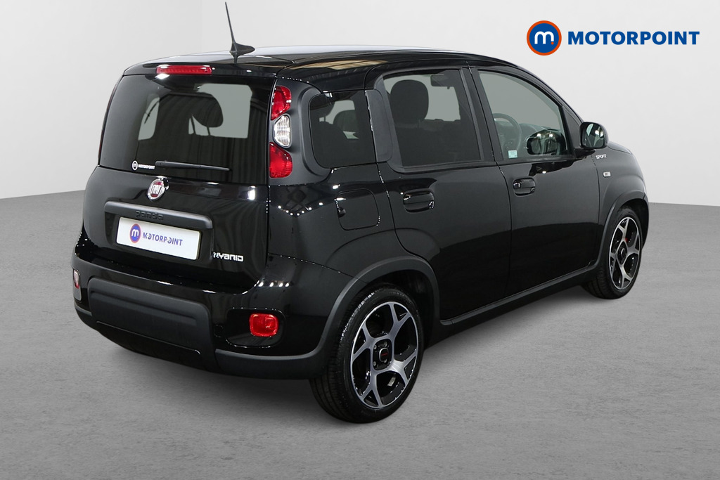 Fiat Panda Sport Manual Petrol-Electric Hybrid Hatchback - Stock Number (1558425) - Drivers side rear corner