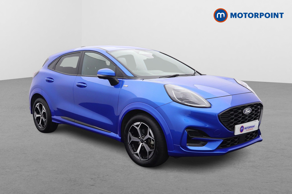 Ford Puma St-Line Automatic Petrol-Electric Hybrid SUV - Stock Number (1560938) - Drivers side front corner