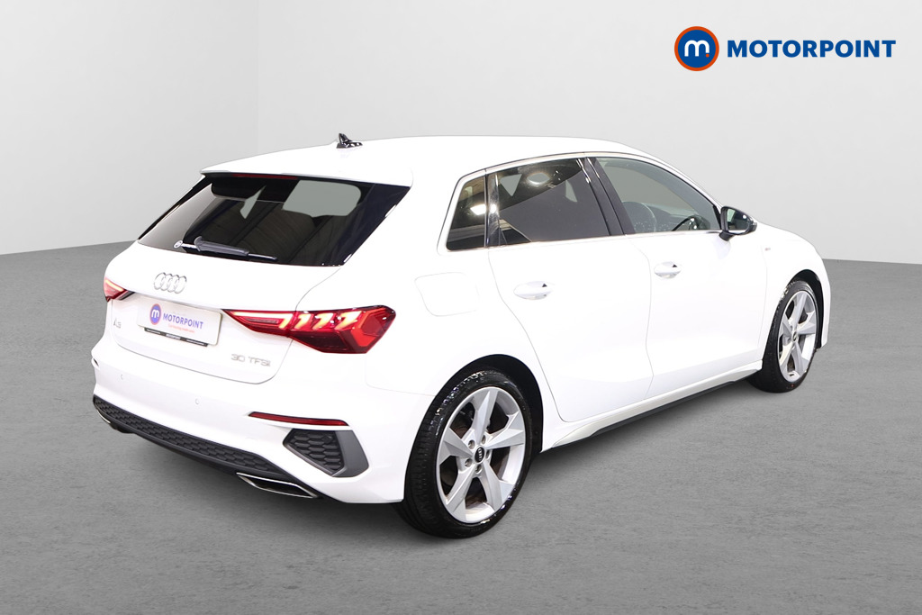 Audi A3 S Line Manual Petrol Hatchback - Stock Number (1562110) - Drivers side rear corner