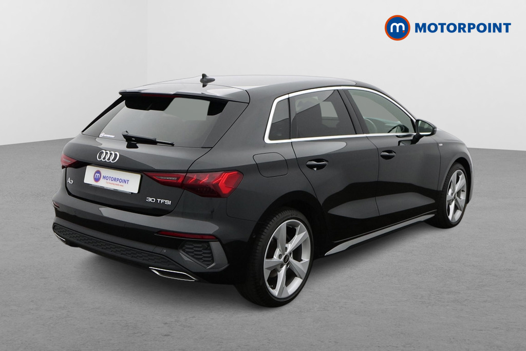 Audi A3 S Line Manual Petrol Hatchback - Stock Number (1547493) - Drivers side rear corner