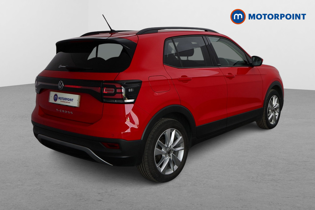 Volkswagen T-Cross Active Manual Petrol SUV - Stock Number (1562552) - Drivers side rear corner