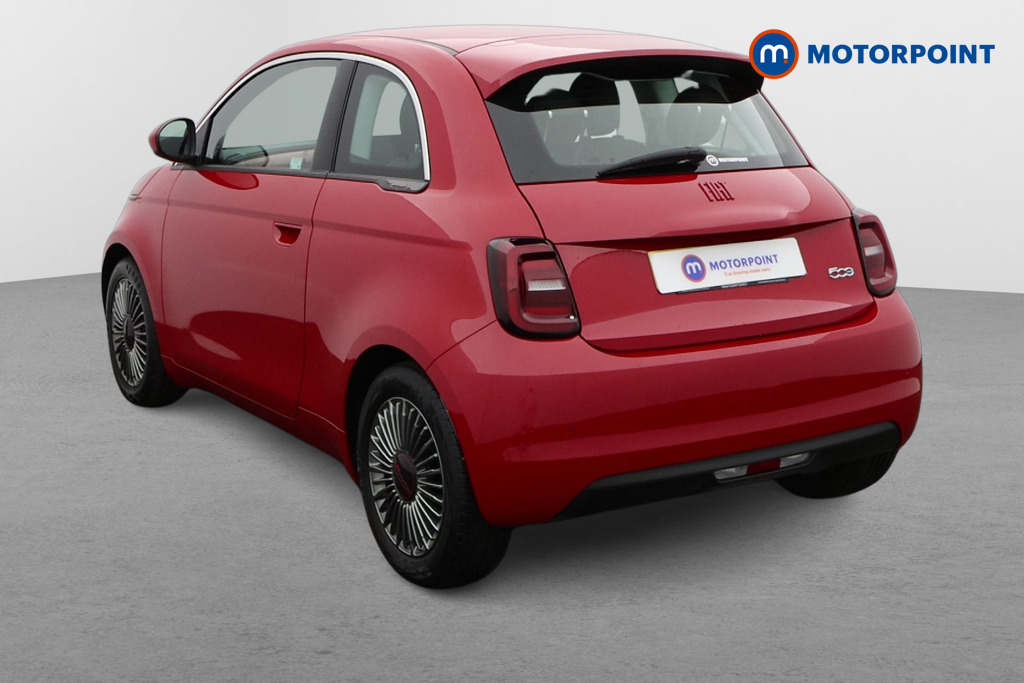 Fiat 500 RED Automatic Electric Hatchback - Stock Number (1563236) - Passenger side rear corner