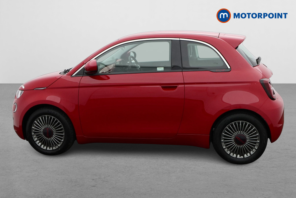 Fiat 500 RED Automatic Electric Hatchback - Stock Number (1563236) - Passenger side