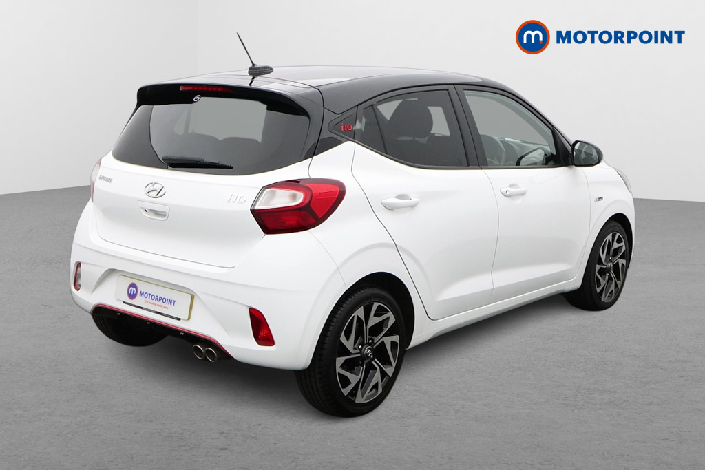 Hyundai I10 N Line Manual Petrol Hatchback - Stock Number (1564446) - Drivers side rear corner