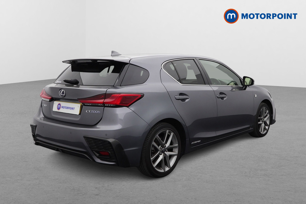 Lexus CT F-Sport Automatic Petrol-Electric Hybrid Hatchback - Stock Number (1561280) - Drivers side rear corner