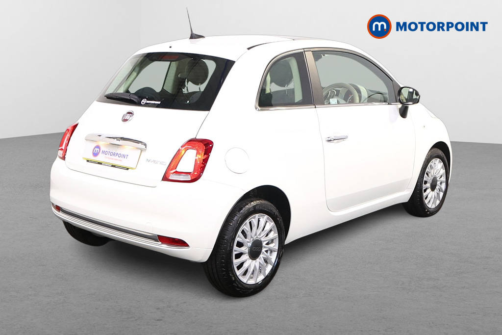 Fiat 500 1.0 Mild Hybrid 3Dr Manual Petrol-Electric Hybrid Hatchback - Stock Number (1564376) - Drivers side rear corner