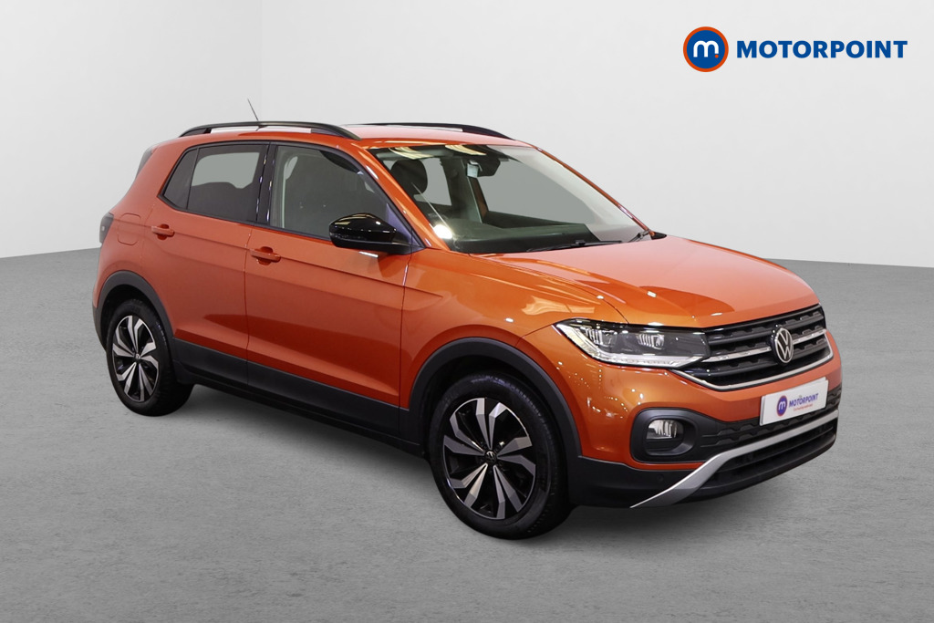 Volkswagen T-Cross Black Edition Manual Petrol SUV - Stock Number (1565444) - Drivers side front corner