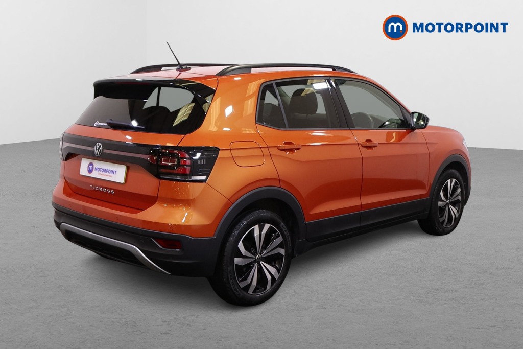 Volkswagen T-Cross Black Edition Manual Petrol SUV - Stock Number (1565444) - Drivers side rear corner