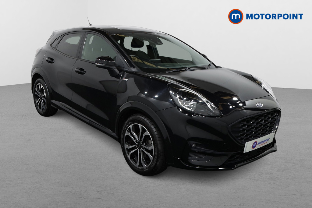 Ford Puma St-Line Manual Petrol-Electric Hybrid SUV - Stock Number (1554605) - Drivers side front corner