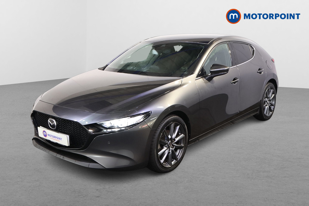 Mazda 3 Sport Lux Manual Petrol-Electric Hybrid Hatchback - Stock Number (1555067) - Passenger side front corner