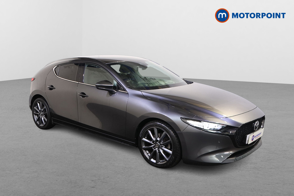 Mazda 3 Sport Lux Manual Petrol-Electric Hybrid Hatchback - Stock Number (1555067) - Drivers side front corner