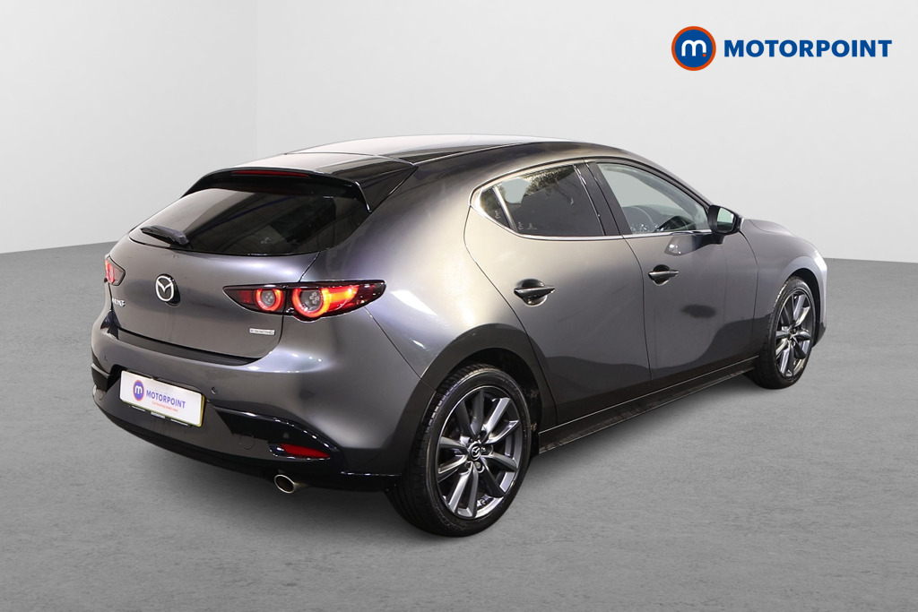 Mazda 3 Sport Lux Manual Petrol-Electric Hybrid Hatchback - Stock Number (1555067) - Drivers side rear corner