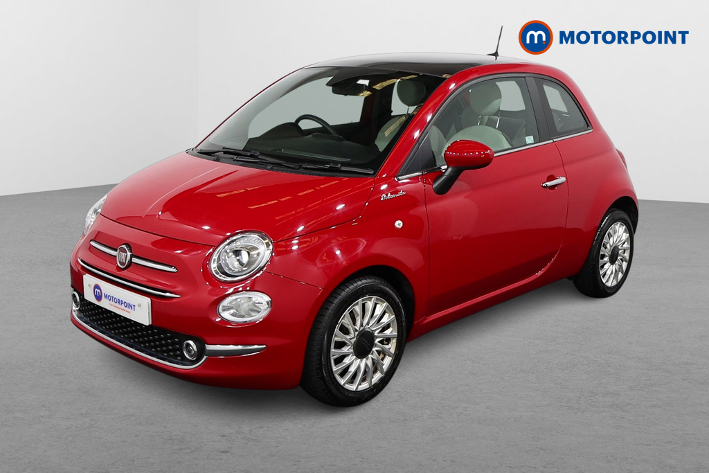 Fiat 500 Dolcevita Manual Petrol-Electric Hybrid Hatchback - Stock Number (1559924) - Passenger side front corner