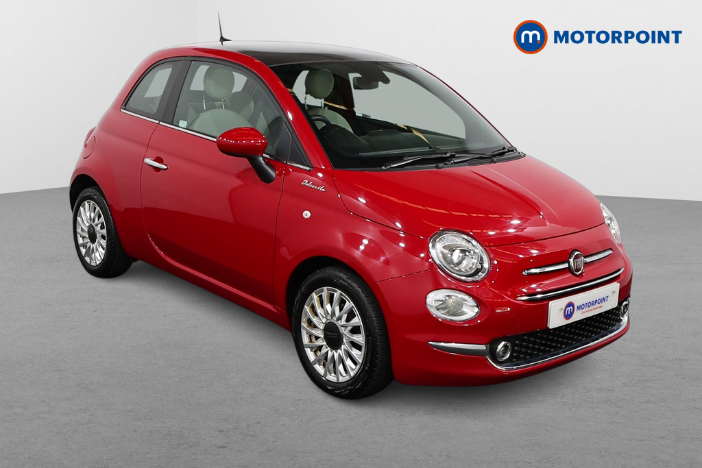 Fiat 500 Dolcevita Manual Petrol-Electric Hybrid Hatchback - Stock Number (1559924) - Drivers side front corner