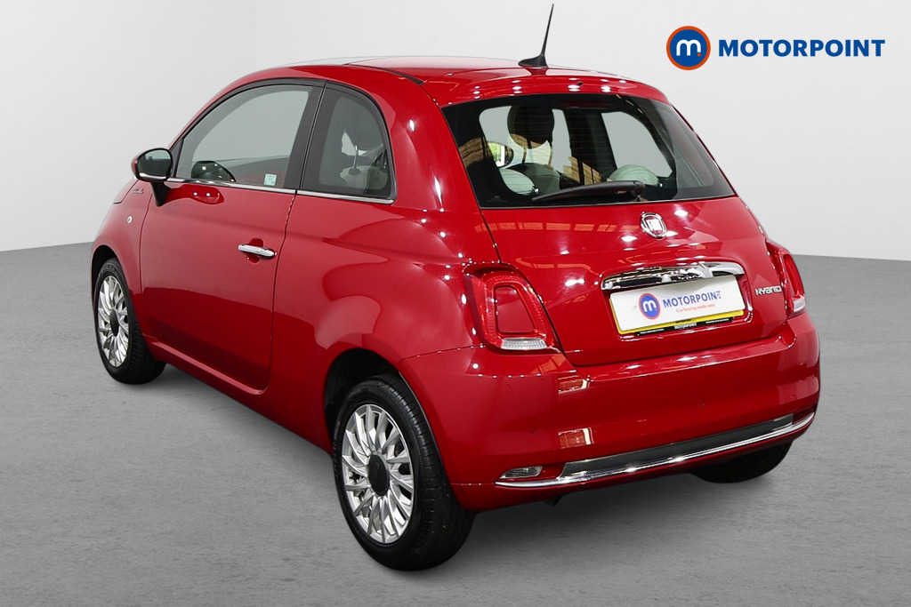Fiat 500 Dolcevita Manual Petrol-Electric Hybrid Hatchback - Stock Number (1559924) - Passenger side rear corner