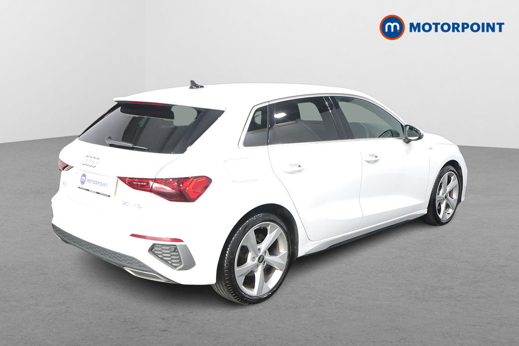 Audi A3 S Line Manual Petrol Hatchback - Stock Number (1561836) - Drivers side rear corner