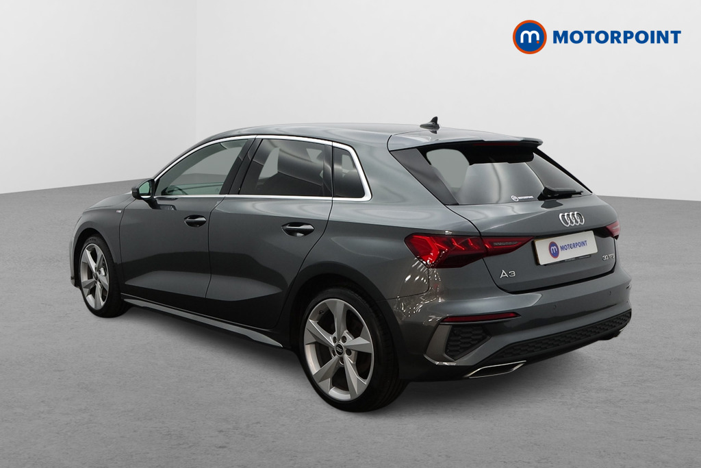 Audi A3 S Line Manual Petrol Hatchback - Stock Number (1563283) - Passenger side rear corner