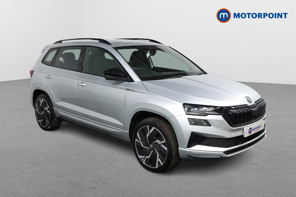 Skoda Karoq Sportline Automatic Petrol SUV - Stock Number (1562147) - Drivers side front corner