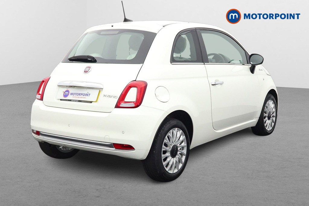 Fiat 500 Dolcevita Manual Petrol-Electric Hybrid Hatchback - Stock Number (1563770) - Drivers side rear corner