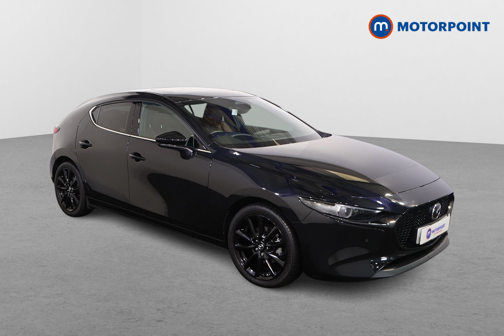 Mazda 3 Takumi Manual Petrol-Electric Hybrid Hatchback - Stock Number (1564780) - Drivers side front corner