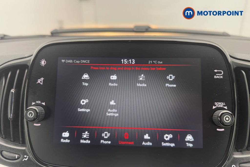 Fiat 500 1.0 Mild Hybrid 2Dr Manual Petrol-Electric Hybrid Convertible - Stock Number (1565528) - 5th supplementary image