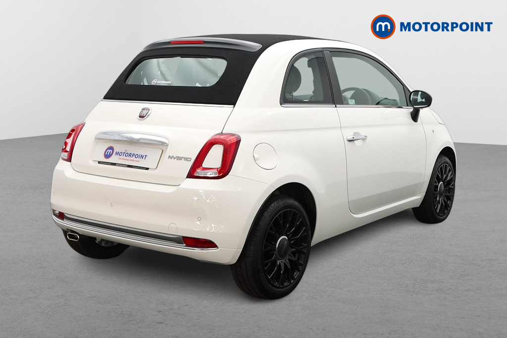 Fiat 500 1.0 Mild Hybrid 2Dr Manual Petrol-Electric Hybrid Convertible - Stock Number (1565528) - Drivers side rear corner
