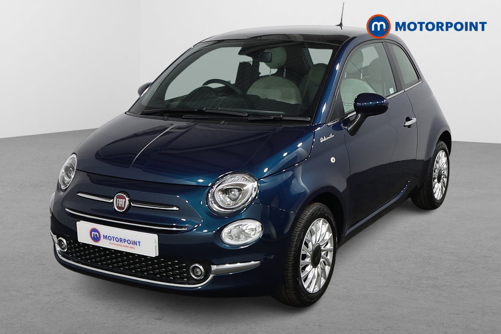 Fiat 500 Dolcevita Manual Petrol-Electric Hybrid Hatchback - Stock Number (1566047) - Passenger side front corner