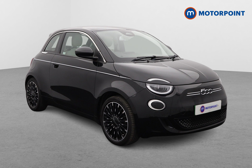 Fiat 500 La Prima Automatic Electric Hatchback - Stock Number (1561672) - Drivers side front corner