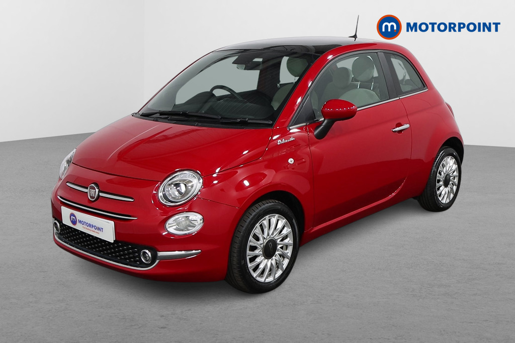 Fiat 500 Dolcevita Manual Petrol-Electric Hybrid Hatchback - Stock Number (1563815) - Passenger side front corner